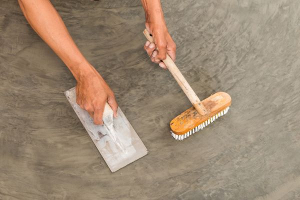 Driveway Concrete Staining in Fayetteville
